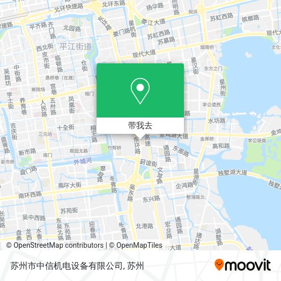 苏州市中信机电设备有限公司地图