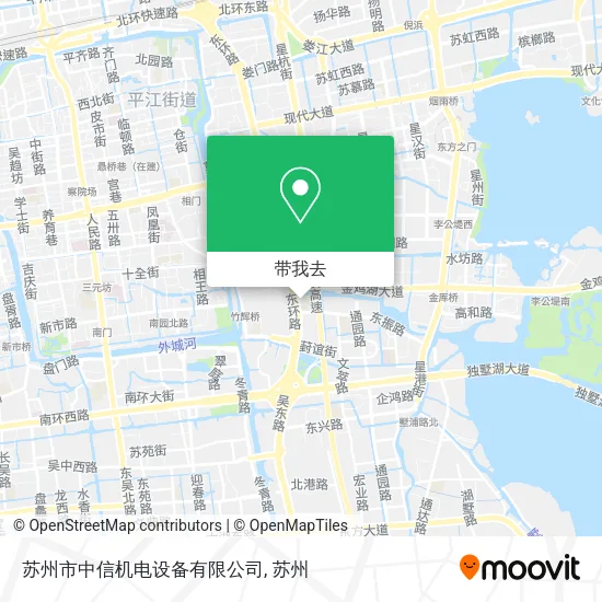 苏州市中信机电设备有限公司地图