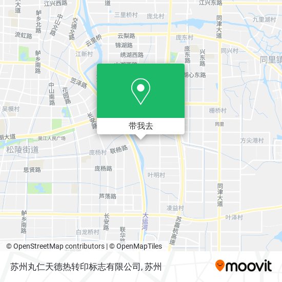 苏州丸仁天德热转印标志有限公司地图