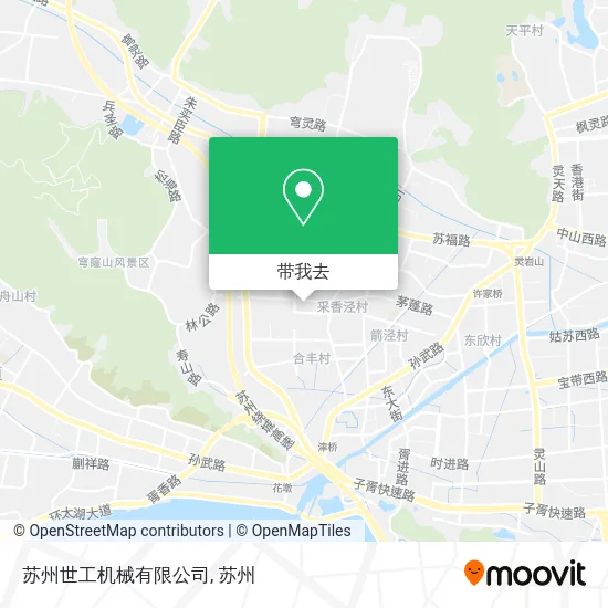 苏州世工机械有限公司地图