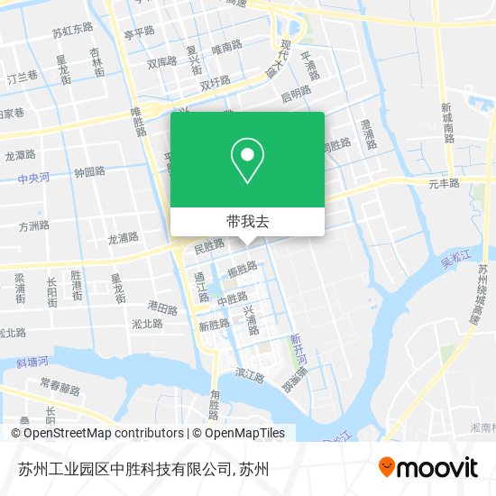 苏州工业园区中胜科技有限公司地图