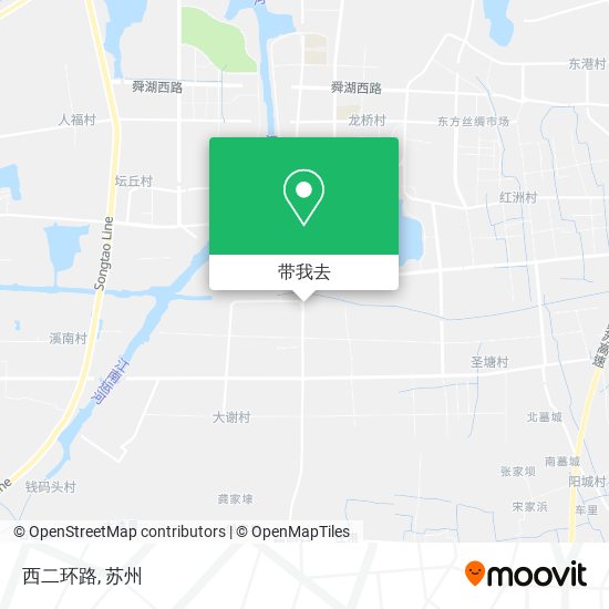 西二环路地图