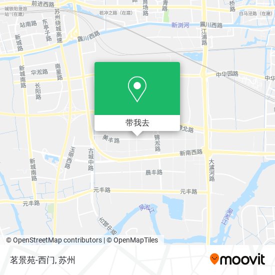 茗景苑-西门地图