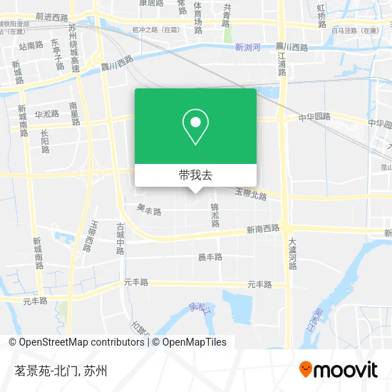 茗景苑-北门地图