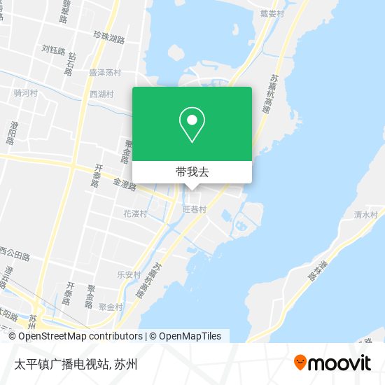 太平镇广播电视站地图