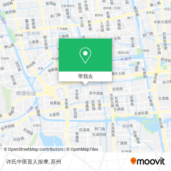 许氏中医盲人按摩地图