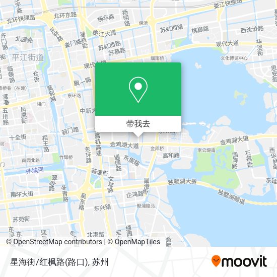 星海街/红枫路(路口)地图