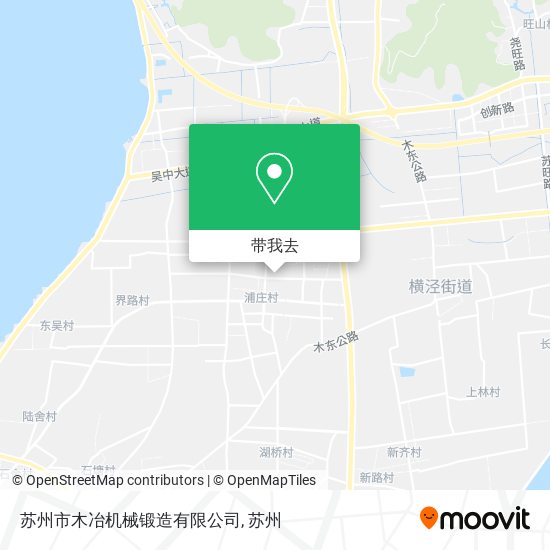 苏州市木冶机械锻造有限公司地图