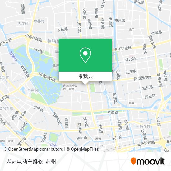 老苏电动车维修地图