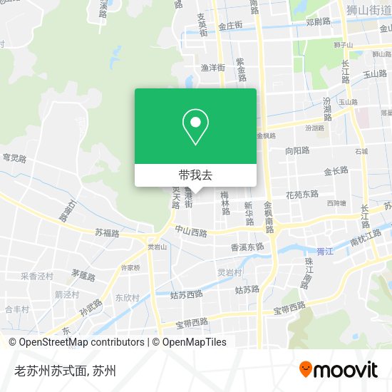 老苏州苏式面地图