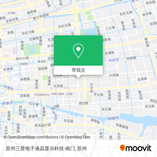 苏州三星电子液晶显示科技-南门地图