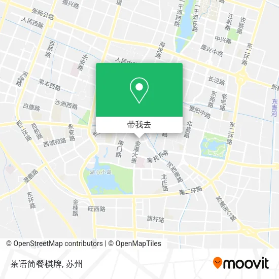 茶语简餐棋牌地图