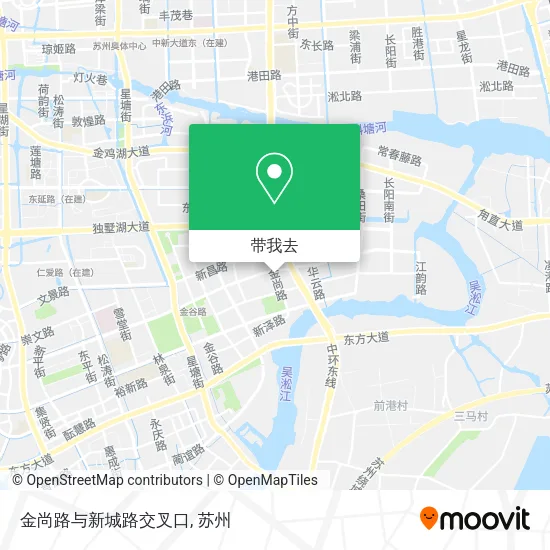 金尚路与新城路交叉口地图