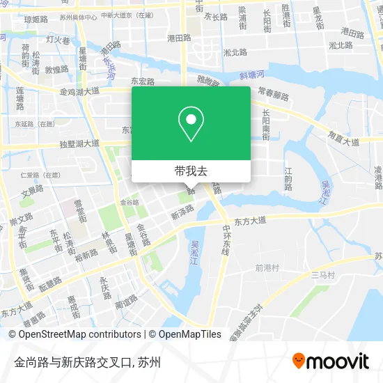金尚路与新庆路交叉口地图