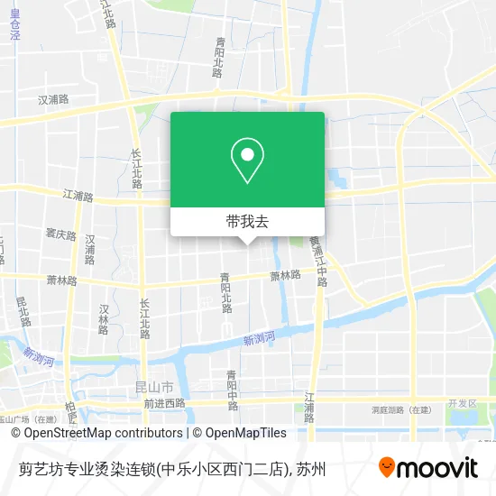 剪艺坊专业烫染连锁(中乐小区西门二店)地图