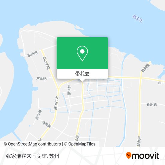 张家港客来香宾馆地图