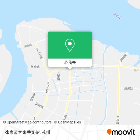 张家港客来香宾馆地图
