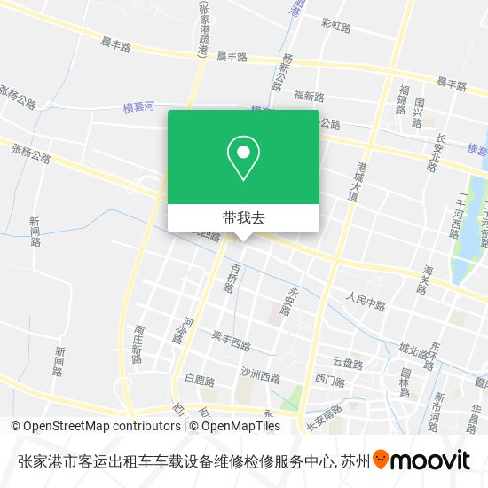 张家港市客运出租车车载设备维修检修服务中心地图