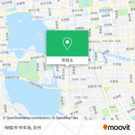蝴蝶湾-停车场地图