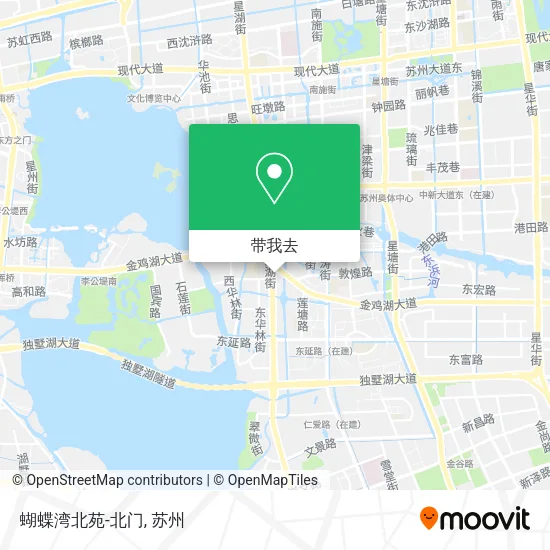 蝴蝶湾北苑-北门地图