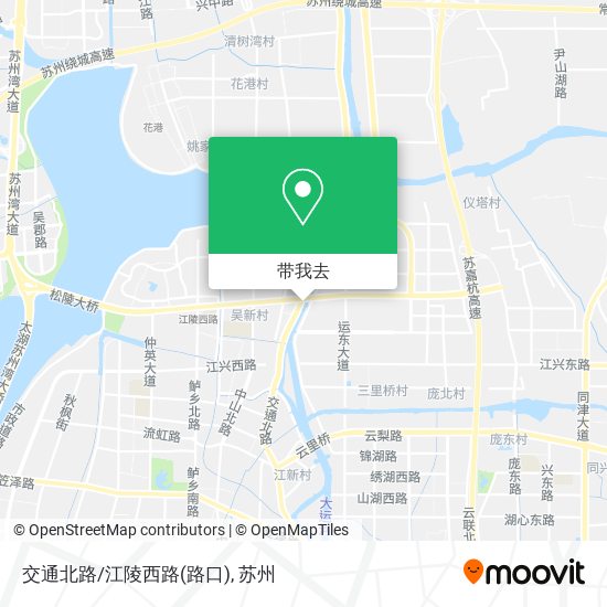 交通北路/江陵西路(路口)地图