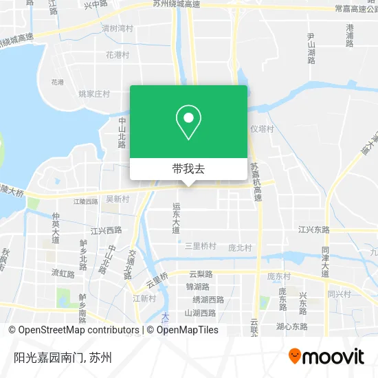阳光嘉园南门地图