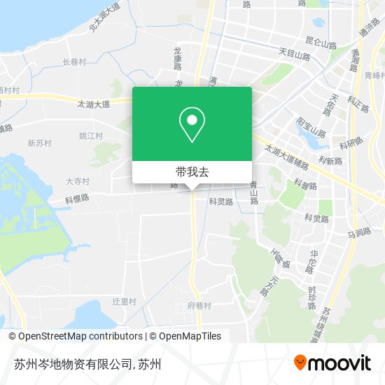 苏州岑地物资有限公司地图
