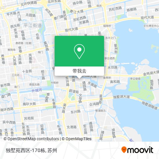 独墅苑西区-170栋地图