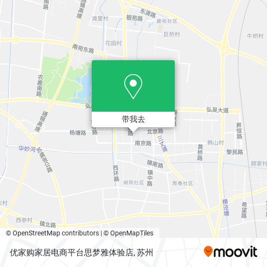 优家购家居电商平台思梦雅体验店地图
