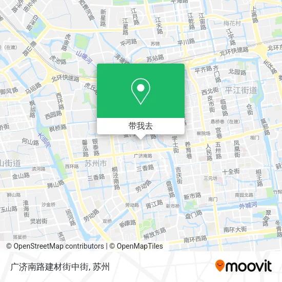 广济南路建材街中街地图