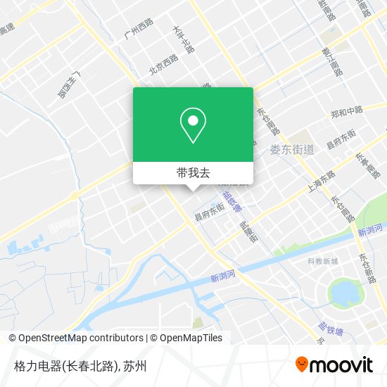 格力电器(长春北路)地图