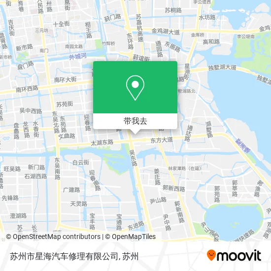 苏州市星海汽车修理有限公司地图