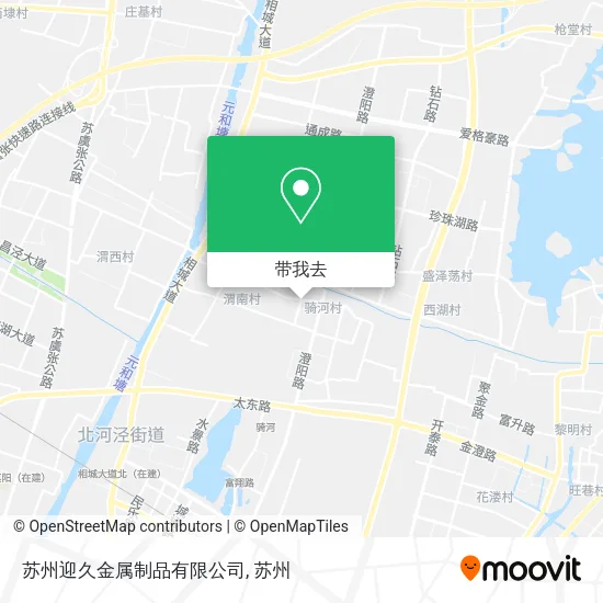苏州迎久金属制品有限公司地图
