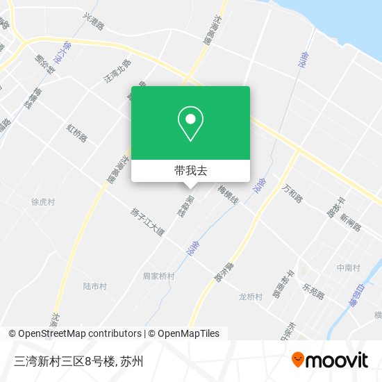 三湾新村三区8号楼地图