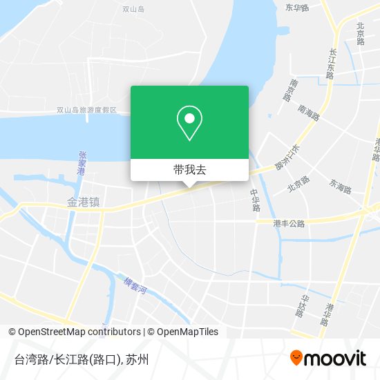 台湾路/长江路(路口)地图