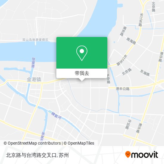 北京路与台湾路交叉口地图