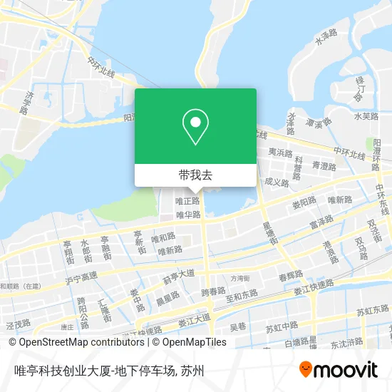 唯亭科技创业大厦-地下停车场地图