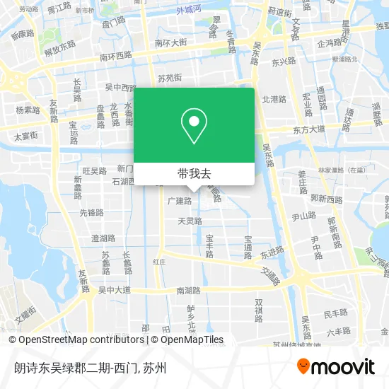 朗诗东吴绿郡二期-西门地图