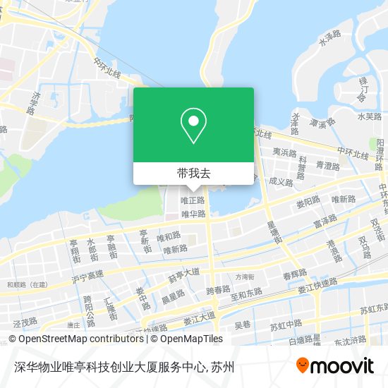 深华物业唯亭科技创业大厦服务中心地图