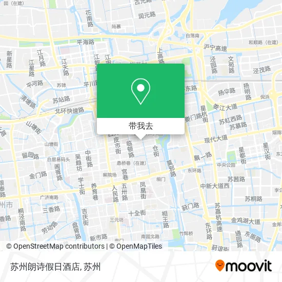 苏州朗诗假日酒店地图