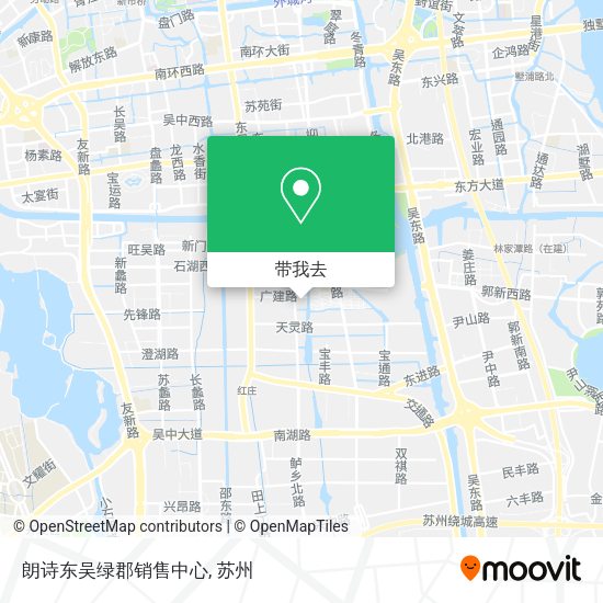 朗诗东吴绿郡销售中心地图