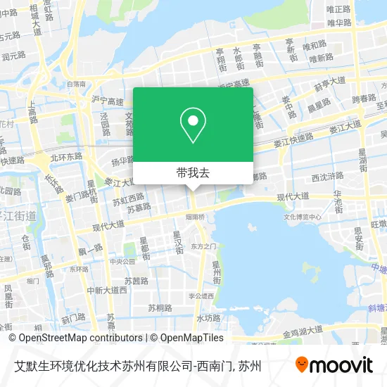 艾默生环境优化技术苏州有限公司-西南门地图