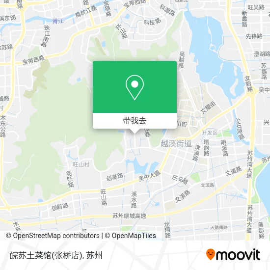 皖苏土菜馆(张桥店)地图