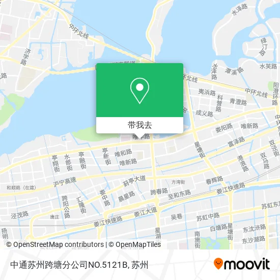 中通苏州跨塘分公司NO.5121B地图