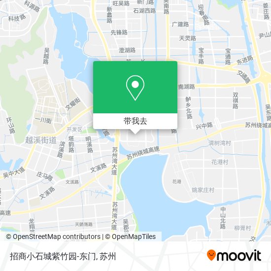 招商小石城紫竹园-东门地图