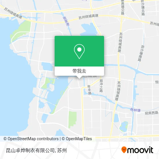 昆山卓烨制衣有限公司地图