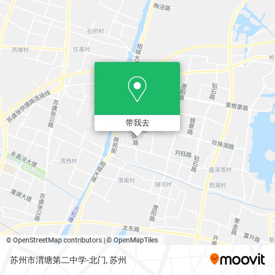 苏州市渭塘第二中学-北门地图
