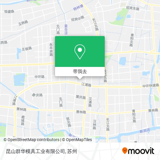 昆山群华模具工业有限公司地图