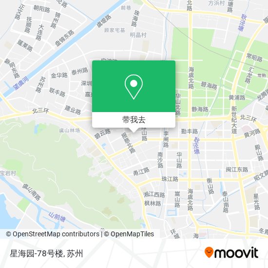 星海园-78号楼地图