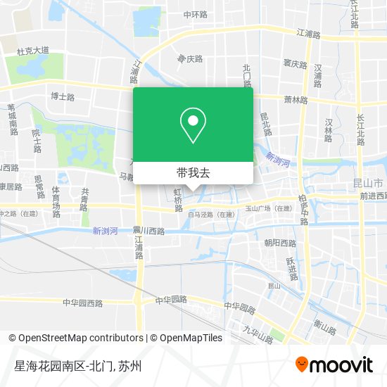 星海花园南区-北门地图